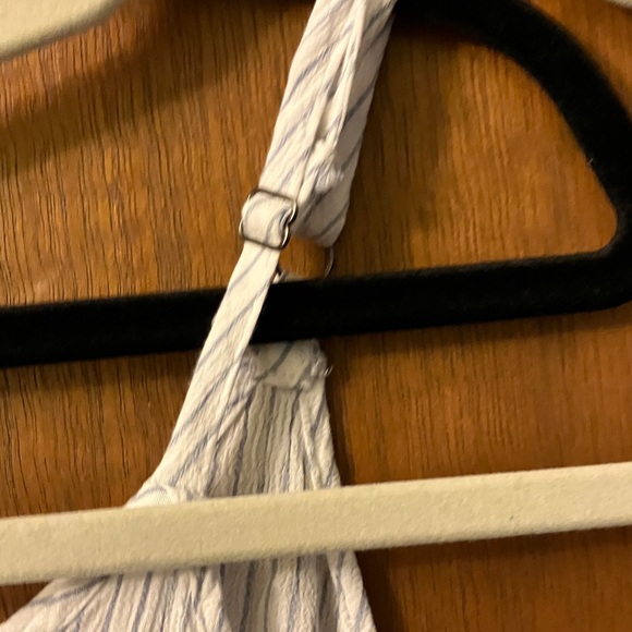 Torrid (2) tank tops Navy and White Floral and Stiped - Picture 7 of 8